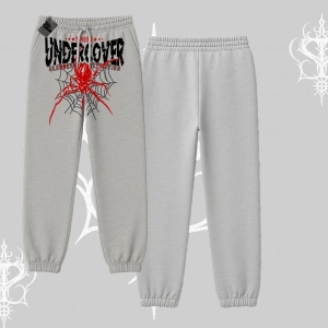 Beyaz Lastikli Eşofman Altı Spider Undercover