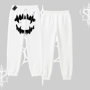 Beyaz Lastikli Eşofman Altı Vampir Dış