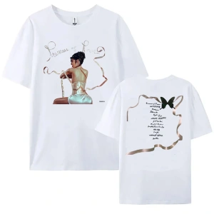 Beyaz MARINA PRENSES OF POWER Albümü baskılı Yaz Yumuşak Unisex Sokak Tişö