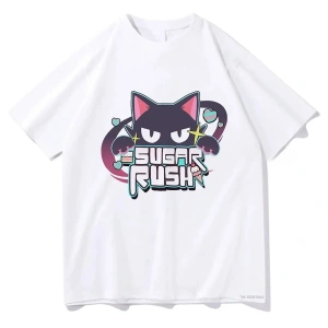 Beyaz Mavi Anime Arşiv Şeker Rush Komik Unisex Streetwear Manga Cosplay Giysi G