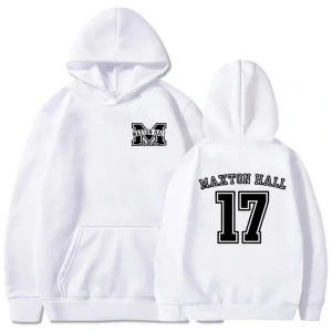 Beyaz Maxton Hall 17 TV Graphic Hoodie The World Between Us