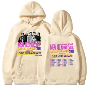 Beyaz NKOTB-B sihirli yaz turu Hoodie Hoodie deras Para Mujer Moletom