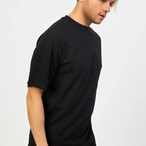 Beyaz Oversize Düz T-shirt
