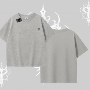 Beyaz Oversize Tişört Özel logolu