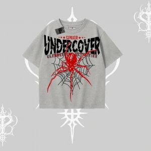 Beyaz Oversize Tişört Spider Undercover