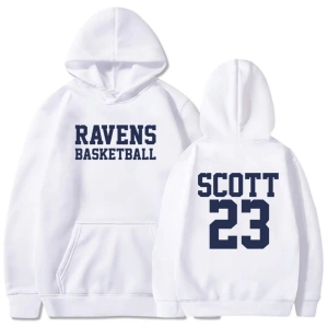 Beyaz Rabasketball basketbol ağacı Hill Scott23 Hoodies Moletom Feminino grafik U