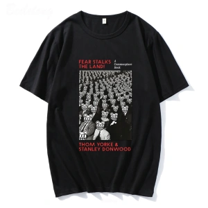 Beyaz Radiohead Tler lu Çocuk Rock Boy Hip Hop Tops Yaz Tees K