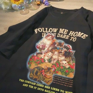 Beyaz Renkli Yavru Baskı Ekip Boyun harajuku Y2k üyük Boy