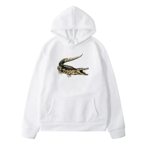 Beyaz Renkli Yeni Timsah Baskılı