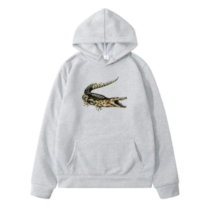 Beyaz Renkli Yeni Timsah Baskılı