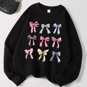 Beyaz Retro Leopar Baskı Yay