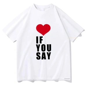 Beyaz Romance anlatılmamış eğer aşk / Tshirt Unisex yaz estetik yükse