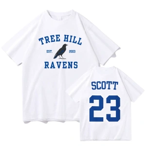 Beyaz Scott 23 TREE HILL RAVENS yaz lar/erkekler yüksek