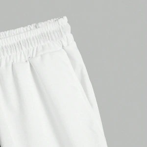 Beyaz Şort KOD Trend EMRG Erkek Ejderha Baskılı