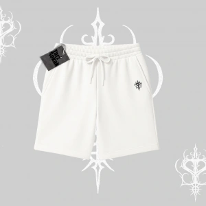 Beyaz Şort Özel logolu