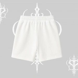 Beyaz Şort Özel logolu