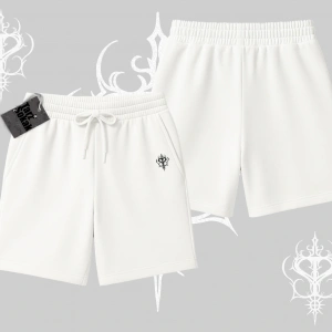 Beyaz Şort Özel logolu