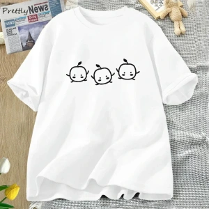 Beyaz Stardew Vadisi Junimo Tshirt Komik Oyun leri Yaz K