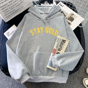 Beyaz Stay Gold The Outsiders Hoodies Movie Graphic Printing for Casual Long