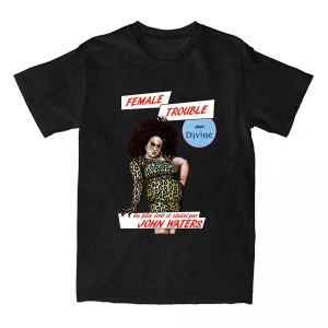 Beyaz The Musical Female Trouble Short Sleeve Cotton Round Neck Co