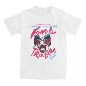 Beyaz The Musical Female Trouble Short Sleeve Cotton Round Neck Co