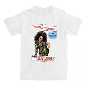 Beyaz The Musical Female Trouble Short Sleeve Cotton Round Neck Co