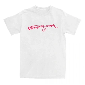 Beyaz Tropicoqueta Albüm Baskı KAROL G Şarkıcı Grafik Bisiklet Yaka T-Shirt