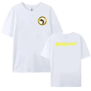 Beyaz TV Dizisi Yellowjackets Sezon 3 baskılı li O-Boyun leri