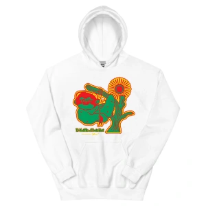 Beyaz Unisex 13MOS PUFF BASKILI HOODIE Aminé AMINE 13 Ay Sunshine Kapşonlu