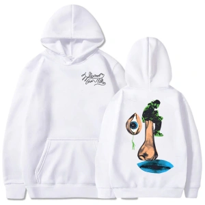 Beyaz Unisex 2025 Album Balloonerism Graphic MaccMiller Singer Printing Sweatshirts Moletom Mascul