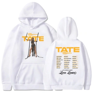 Beyaz Unisex 2025 Miss Possessive Tour Tate McRaes Singer Printing Sweatshirts Winter MenWomen S