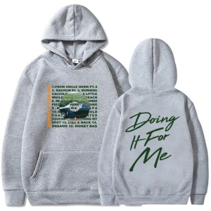 Beyaz Unisex Benim için yapıyor Larry haziran kapüşonlu Hip Hop rahat