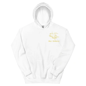 Beyaz Unisex Bir Wayne G Hoodie Mac DeMarco Gitar Grafik Baskı Rahatek Sudade