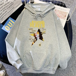 Beyaz Unisex Conan Gri Bulunan Cennet Kapüşonlular Albümü Grafik Baskı Streetwear Ropa Hombre