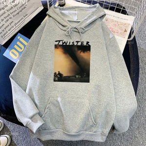 Beyaz Unisex Değil Benim İlk Tornadeo Twisters Film Kapüşonlular Sudaderas Ropa Hombres