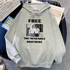 Beyaz Unisex Film Baskıi Ücretsiz Menendez Kardeşler Nicholas Chavez Rahat Er