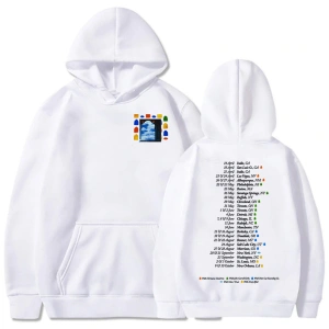 Beyaz Unisex Grafik giyim Band Hermanos Gutierrez Sonido Cosmico tur Ropa Hombre Stre