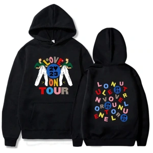 Beyaz Unisex Harrys House Love on Tour Hoody ErkekGrafik Vintage Yaygın Hoodie Yaratıcı Estet
