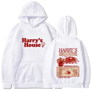 Beyaz Unisex Harrys House Love on Tour Hoody Sonbahar Güzel Estetik Hoodie Retro
