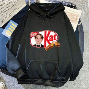 Beyaz Unisex Kiti Connor komik grafik giyim Streetwear u