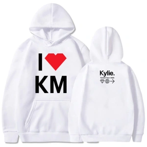 Beyaz Unisex Kylie Minogue Tension Tour 2025 Autumn Warm Fleece Male Sweatshirt Long Sleeve Singer
