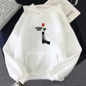 Beyaz Unisex Müzik g-yeşil gün Rock Band estetik Hoodie yakışıklı serin sweasweatshirt çiftk