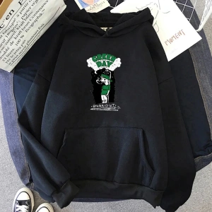 Beyaz Unisex Müzik G-yeşil Gün Rock Grubu Estetik Kapşonlu Hip Hop Ağır Zihinsel Sweatwear Çift K