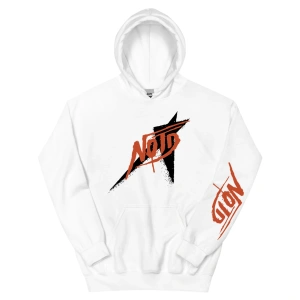 Beyaz Unisex NOTD Yıldız Kapüşonlular Grunge Moda Cep Kapşonlu Ele