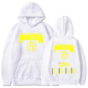 Beyaz Unisex Pantera Yaz 2025, Kapüşonlularrunge Moda Sokak Şıklığı