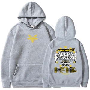 Beyaz Unisex Popüler Mons tur giyim ters bant içinde düşen grafik Hip Hop He