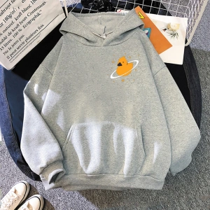 Beyaz Unisex Quackity moda baskılı Hoodieslar kapşonlu rüya smp C