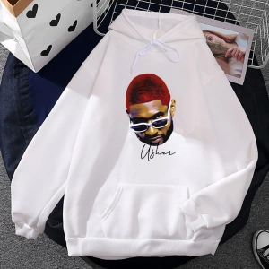 Beyaz Unisex R & B Pop şarkıcı Usher albümü geliyor ev baskı kapşon