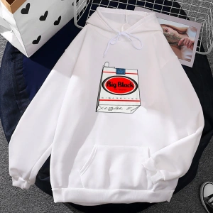 Beyaz Unisex Rock Band siyah Hip Hop Streetwear rahatrafik baskı giysi