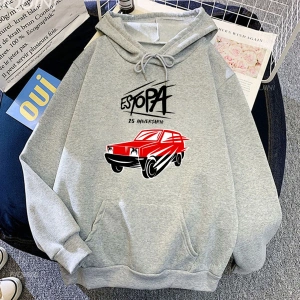 Beyaz Unisex Rock pa kayaRumba Duo araba komik grafik baskı içinStreet